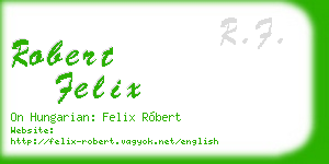 robert felix business card