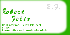 robert felix business card